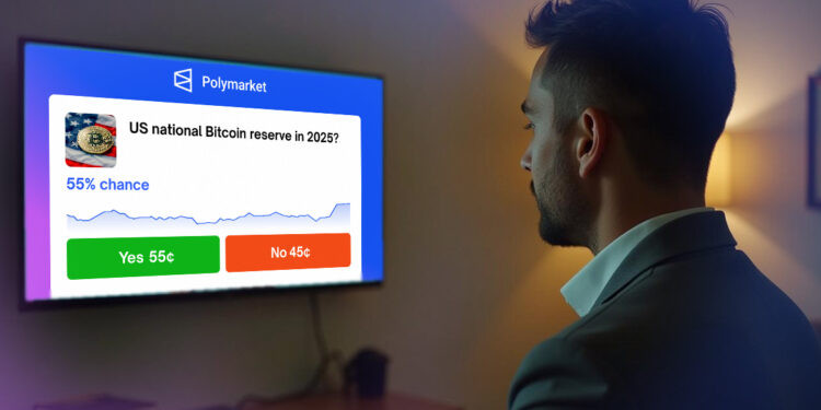 Polymarket Predicts 55% Chance of U.S. Bitcoin Reserve by 2025