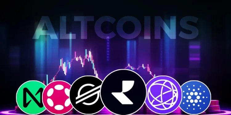 Altcoins Slide as RIO Crashes 9% and XLM Holds Steady Amid $721M Liquidation