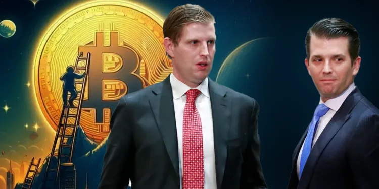 Donald Jr. and Eric Trump Forecast Bitcoin Surge Beyond $170K by 2026