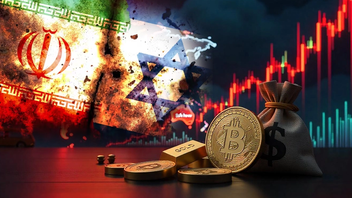 Bitcoin Sinks While Gold and Oil Surge on Middle East Tensions