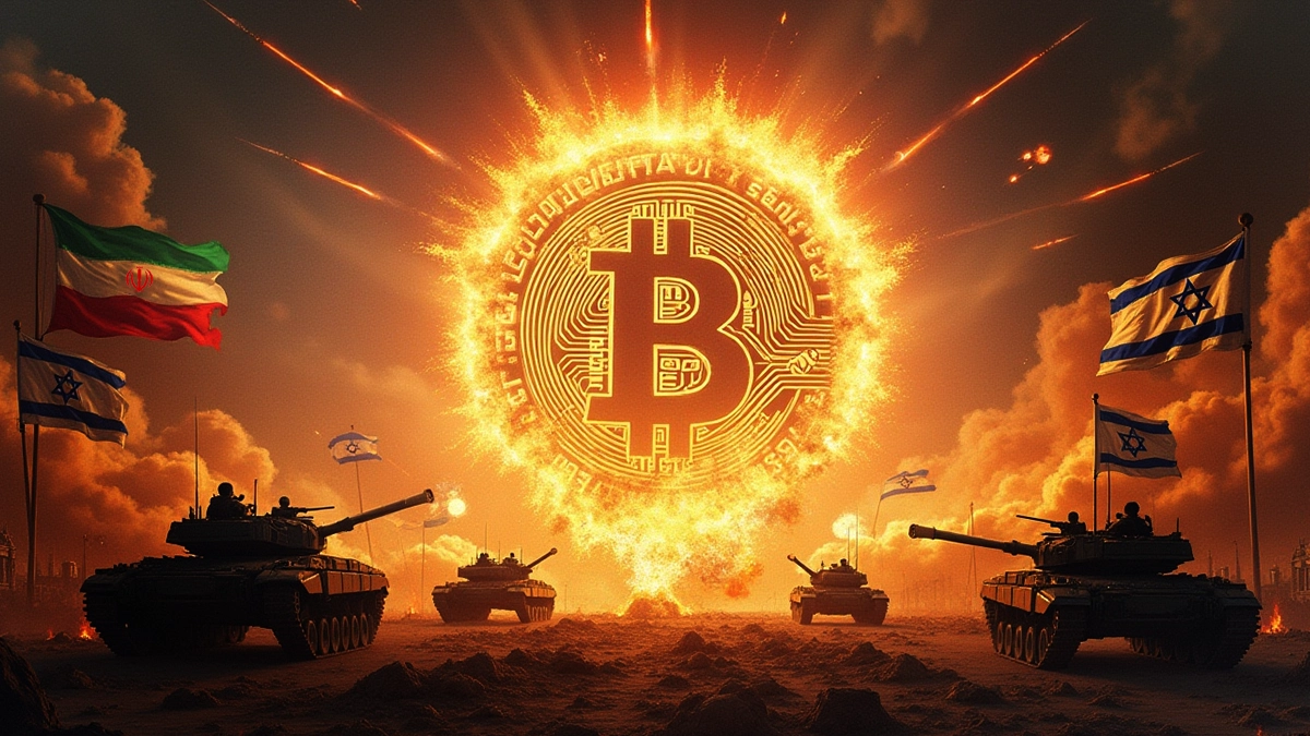 Crypto Crash Caused by Israel-Iran Conflict Prices of Bitcoin, Ethereum, and XRP Drop Sharply