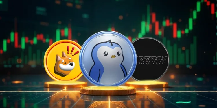 FARTCOIN, PENGU, and BONK Slide as Meme Coins Face Sharp Daily Losses