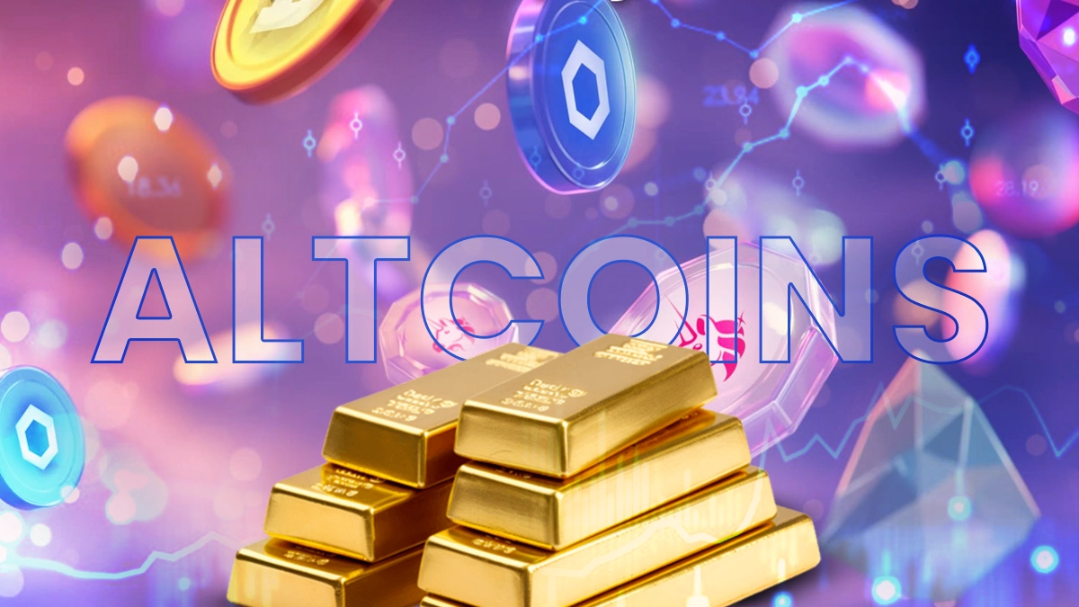 Gold Must Drop First Before Altcoins Can Rally, Says Analyst