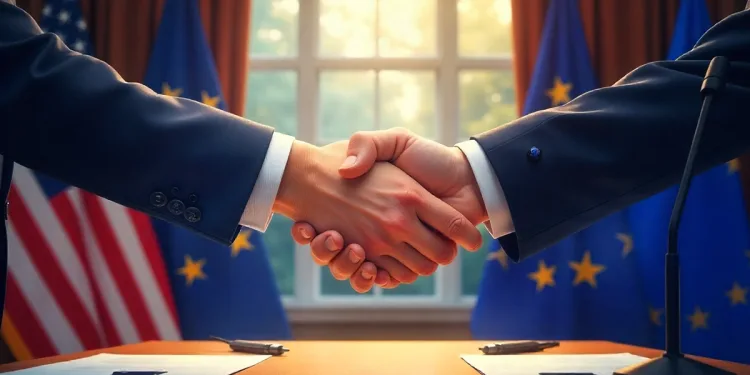 U.S., EU Seal Last-Minute Deal with 15% Tariffs and Trade Pledges