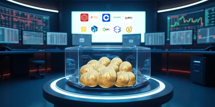 Top Public Companies Holding Ethereum in 2025!